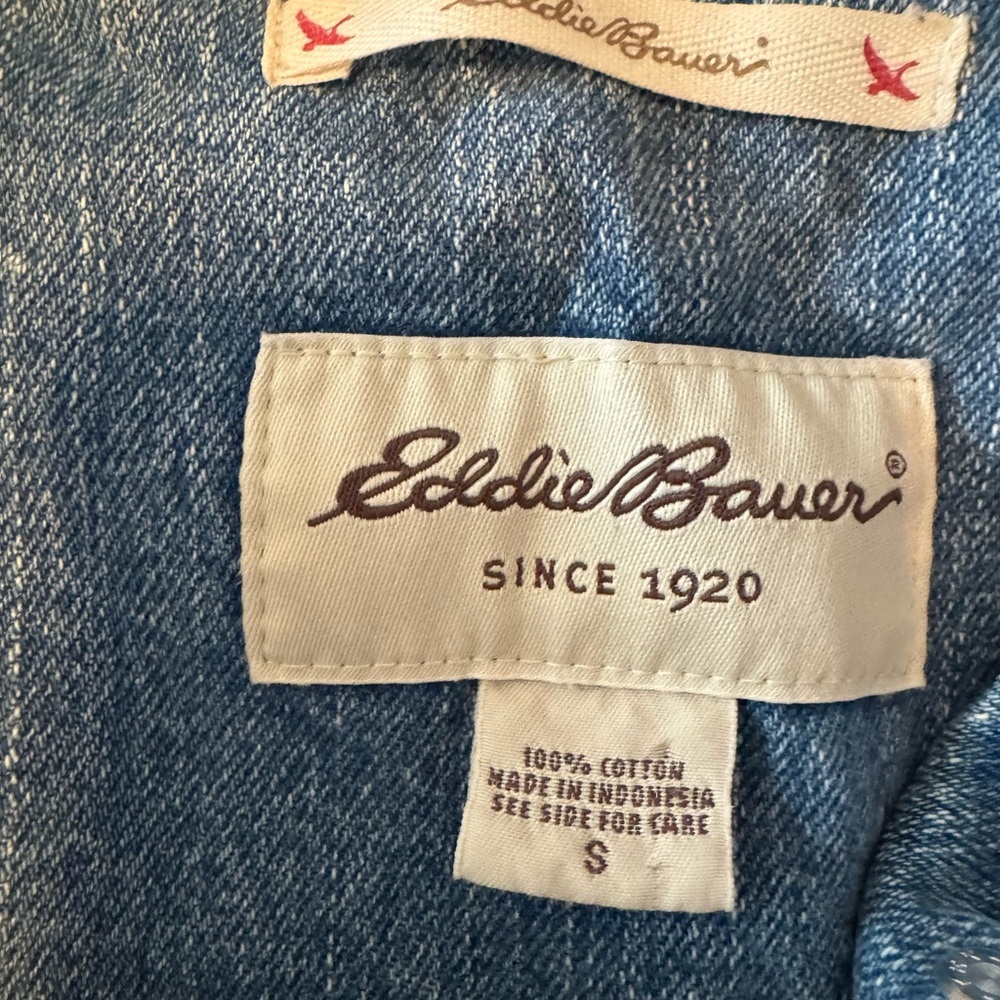 Eddie Bauer Blue Denim Jacket - Picture 2 of 4